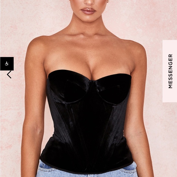 House of Cb velvet corset - Picture 1 of 2